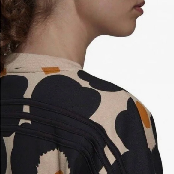 Addidas Marimekko Unikko Halo Blush Sweatshirt Dress - Picture 2 of 5